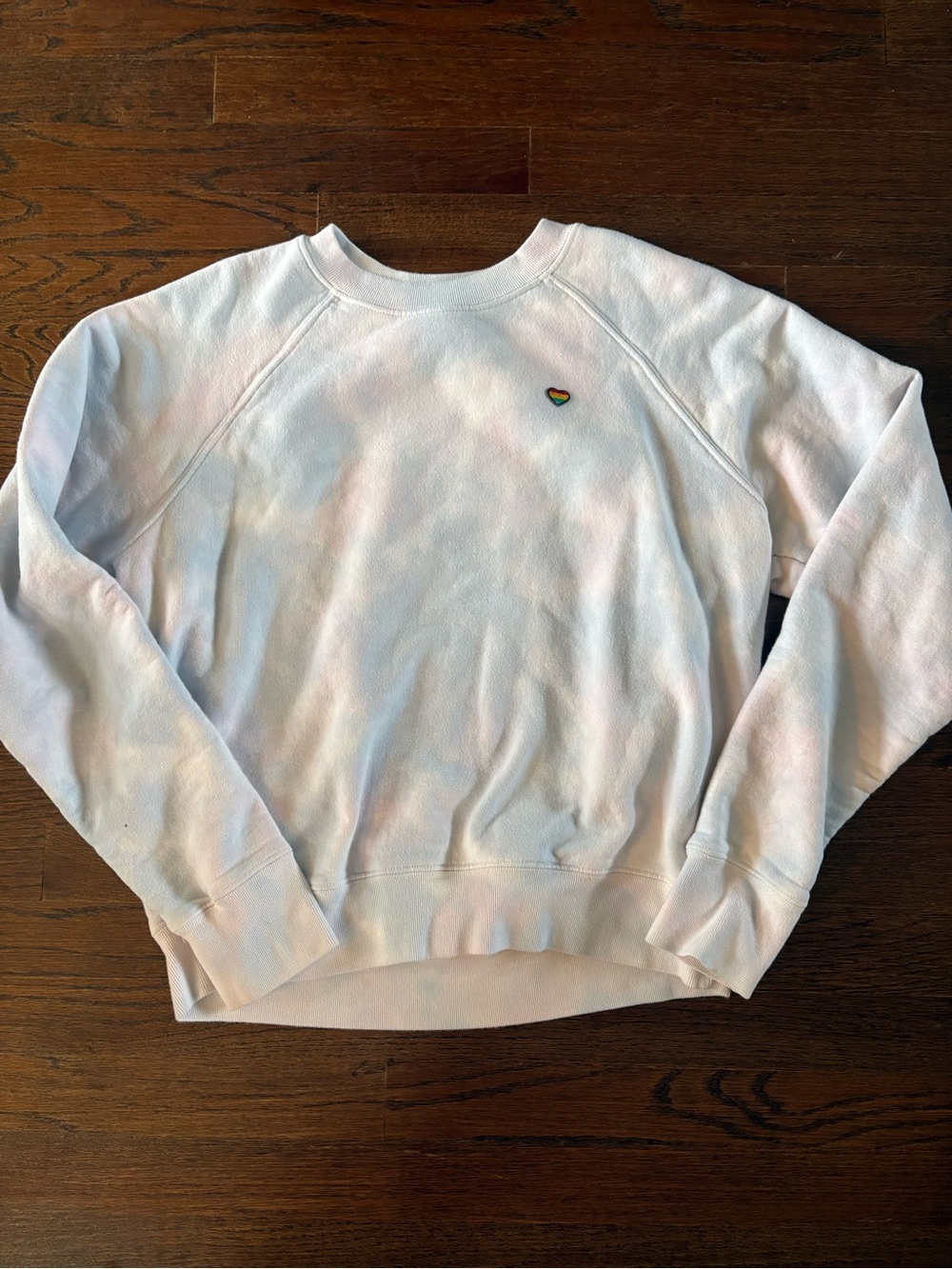 Spiritual Gangster White Pastel Tie-Dye Crewneck Sweatshirt